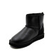 Мужские Угги UGG Mens Classic Mini Zip Metallic Black