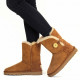 Женские угги UGG Bailey Button II Chestnut