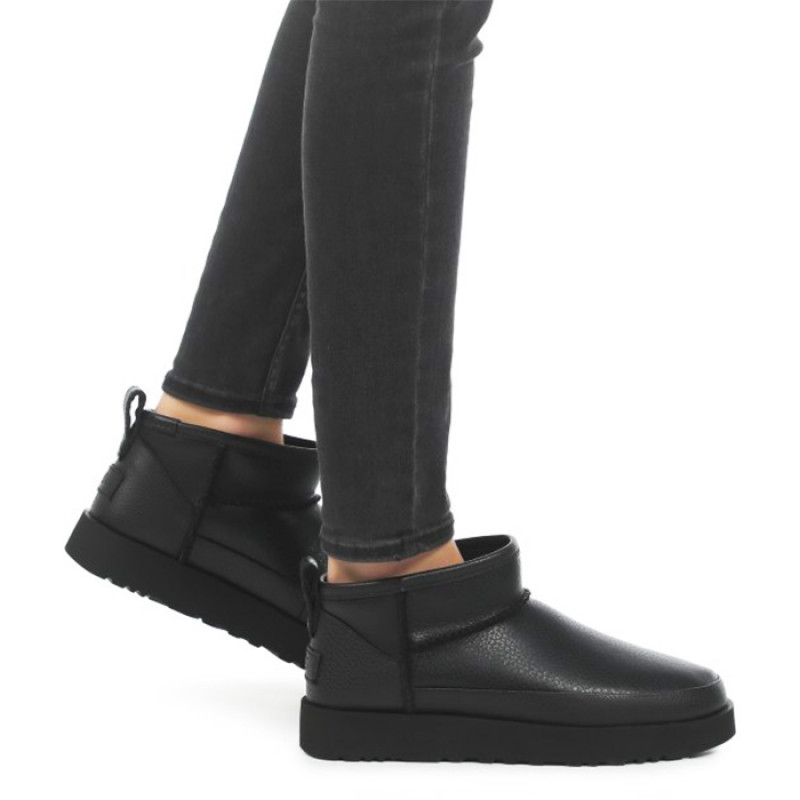 Женские Угги UGG Classic Sugar Ultra Mini Black