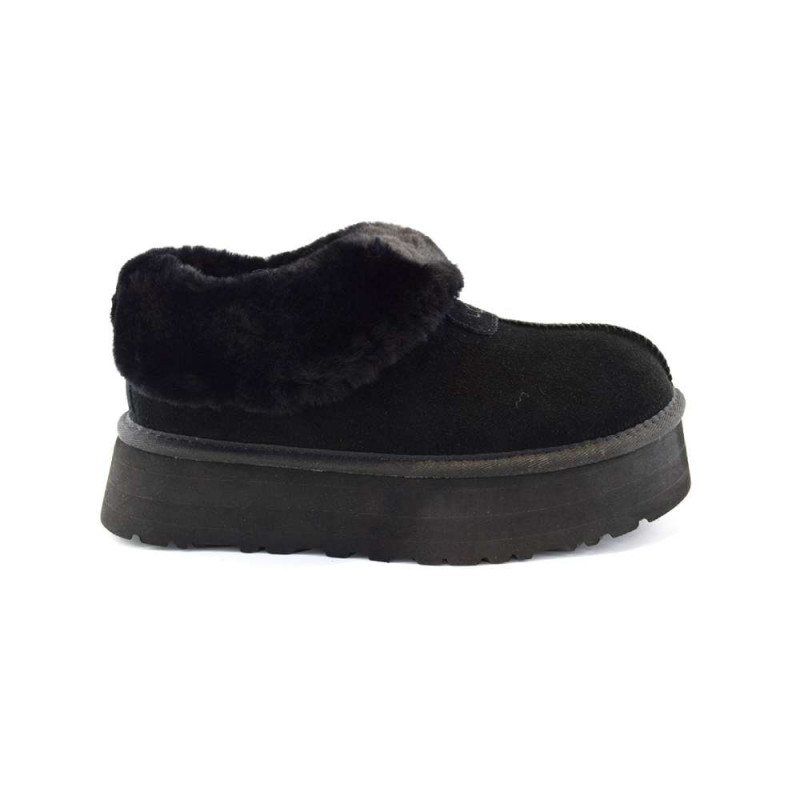 Женские Слипоны UGG Platform Slipper Black