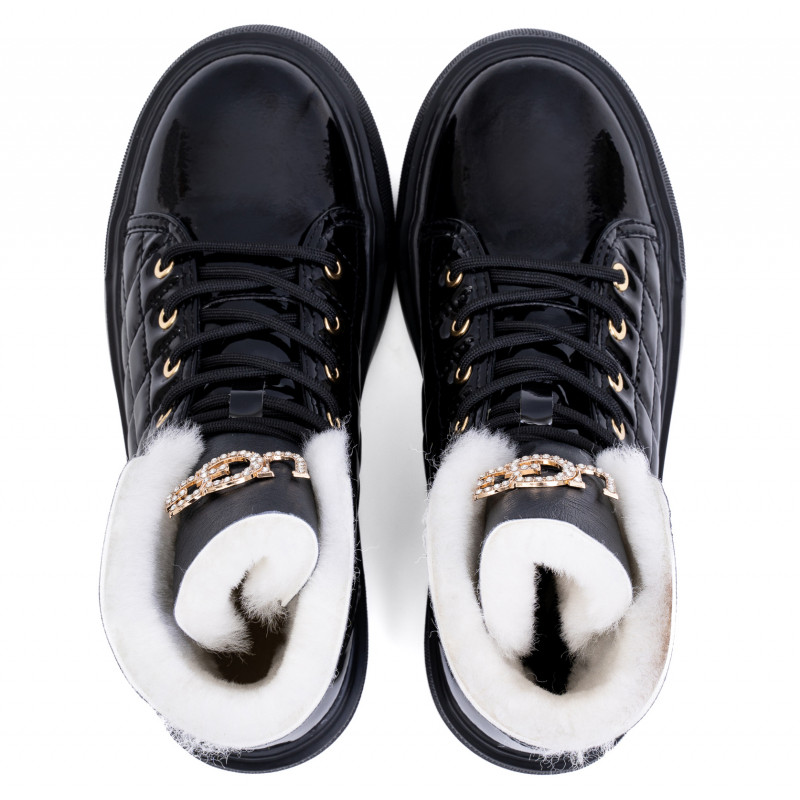 Женские Ботинки UGG Shanti Lockable Black