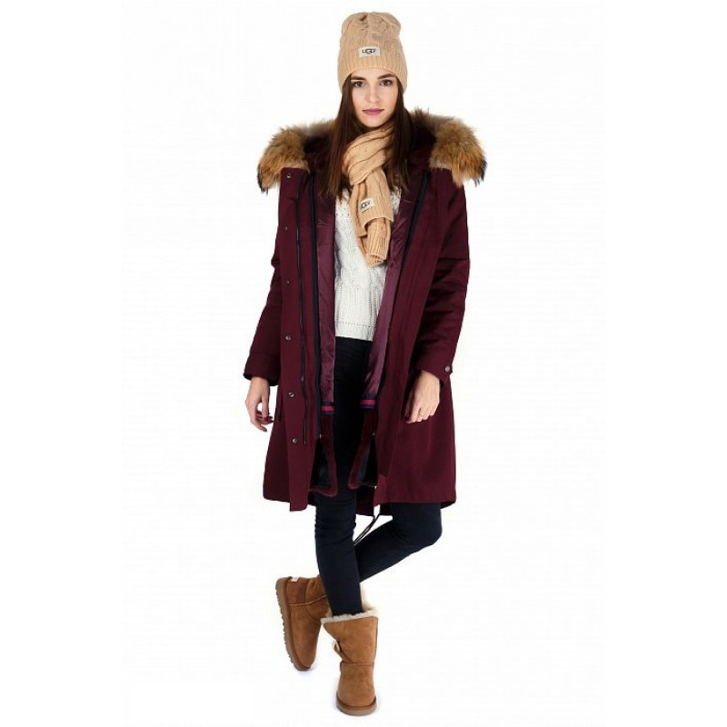Женские угги UGG Bailey Button II Chestnut
