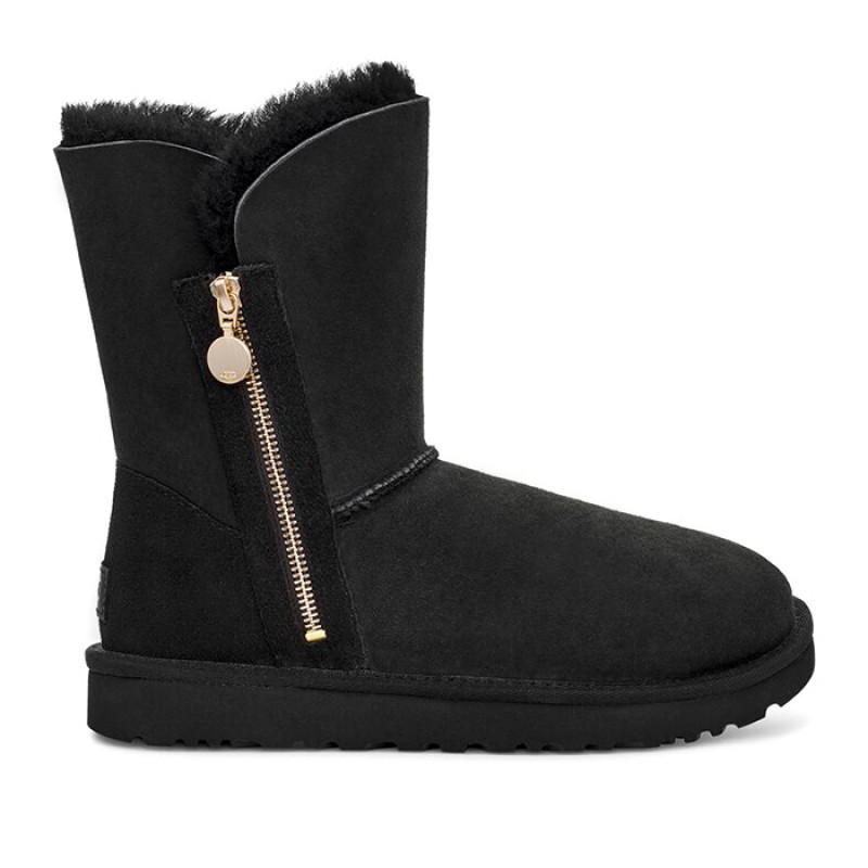 Женские Угги UGG Bailey Zip Short Black