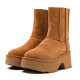 Женские ботинки UGG Classic Twin Seam New Heights Chestnut