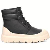 UGG Mens Neumel High Hybrid Leather Black / Birch