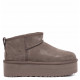 Женские Угги UGG Classic Ultra Mini Platform Smoke