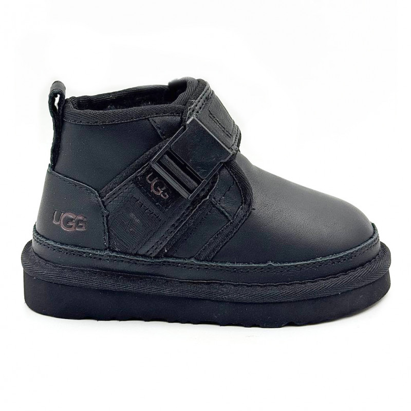Детские Ботинки UGG Kids Neumel Snapback Leather Black
