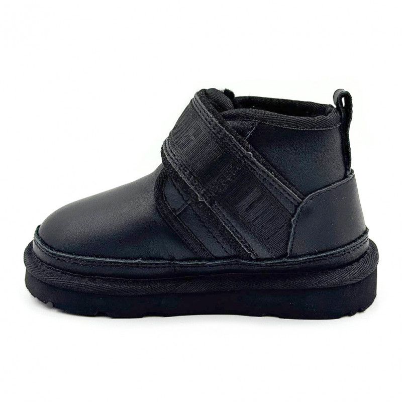 Детские Ботинки UGG Kids Neumel Snapback Leather Black