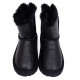 Детские Угги UGG Kids Classic Short Zip Leather Black