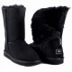 Женские Угги UGG Classic Short Zip Black