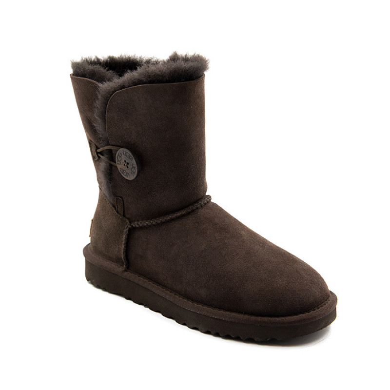 Женские Угги UGG Bailey Button II Chocolate