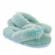 Женские тапочки UGG Fluff Flip Flop II Lake Blue
