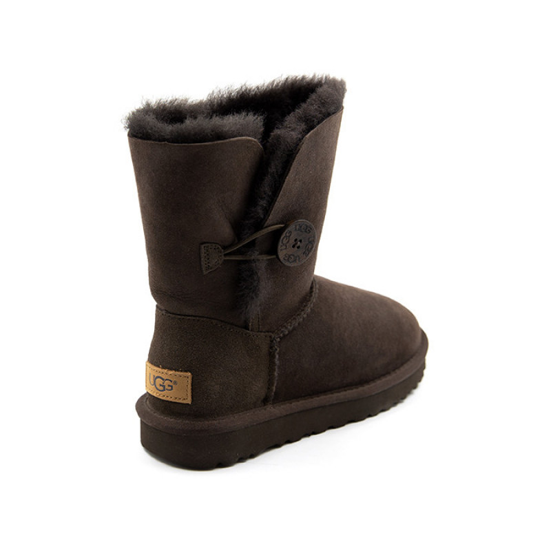Женские Угги UGG Bailey Button II Chocolate