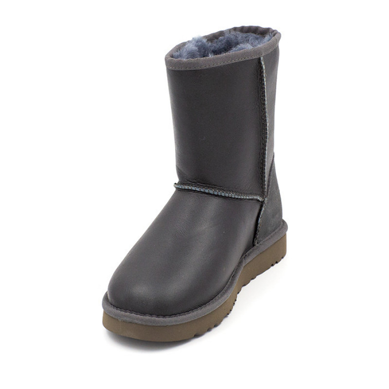 Женские Угги UGG Classic Short Metallic Grey