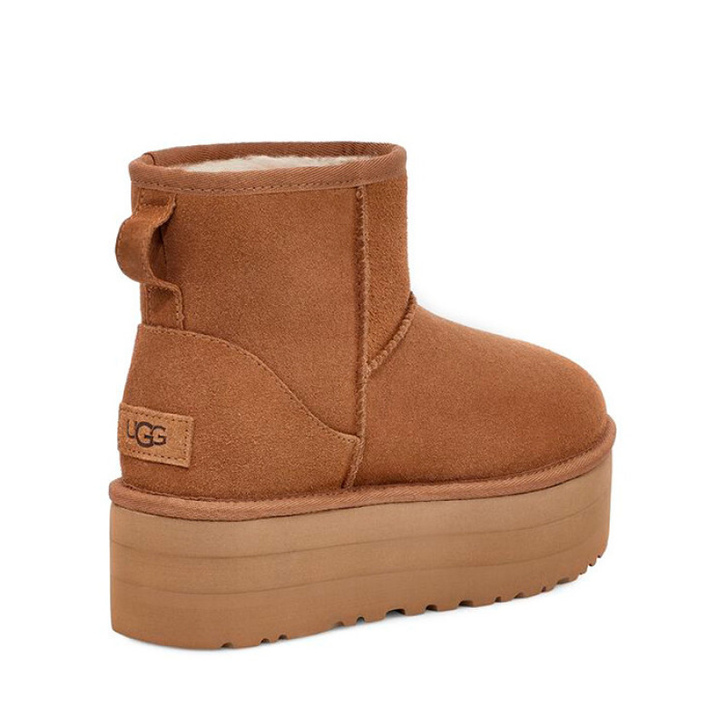 Женские Угги UGG Classic Mini Platform Chestnut