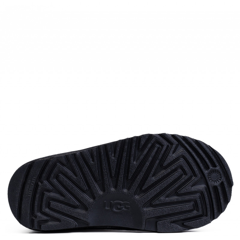 Детские Угги UGG Kids Classic Short Zip Leather Black