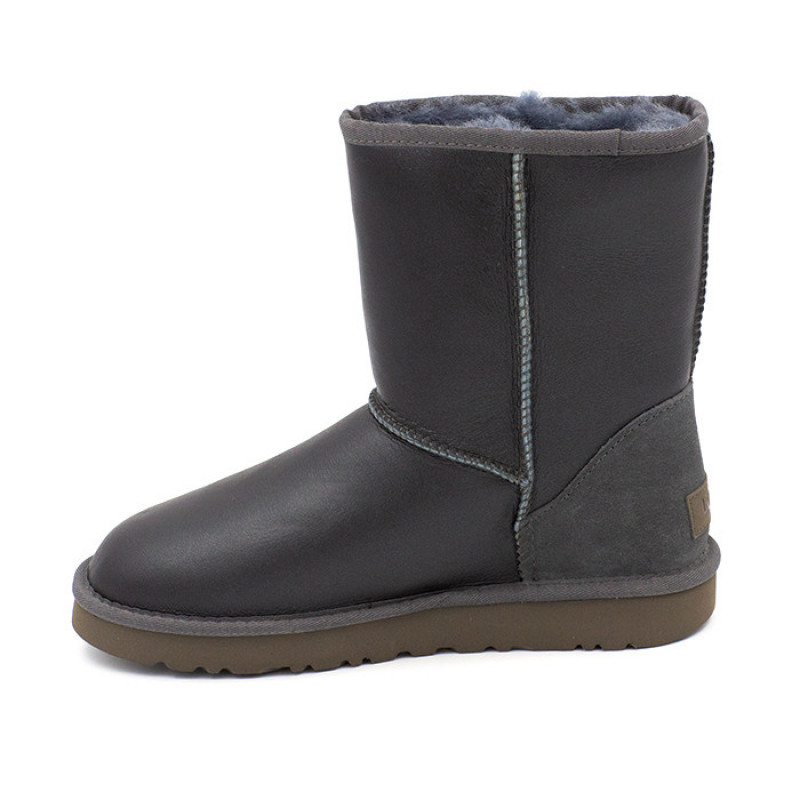 Женские Угги UGG Classic Short Metallic Grey