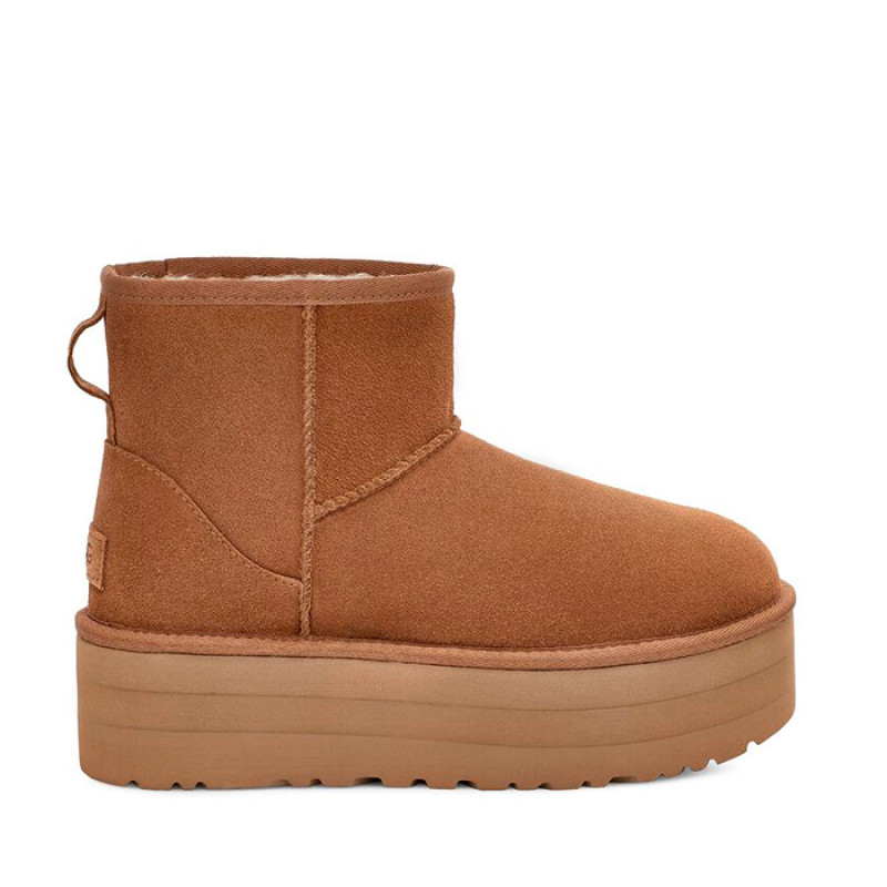 Женские Угги UGG Classic Mini Platform Chestnut