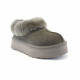 Женские Слипоны UGG Platform Slipper Grey