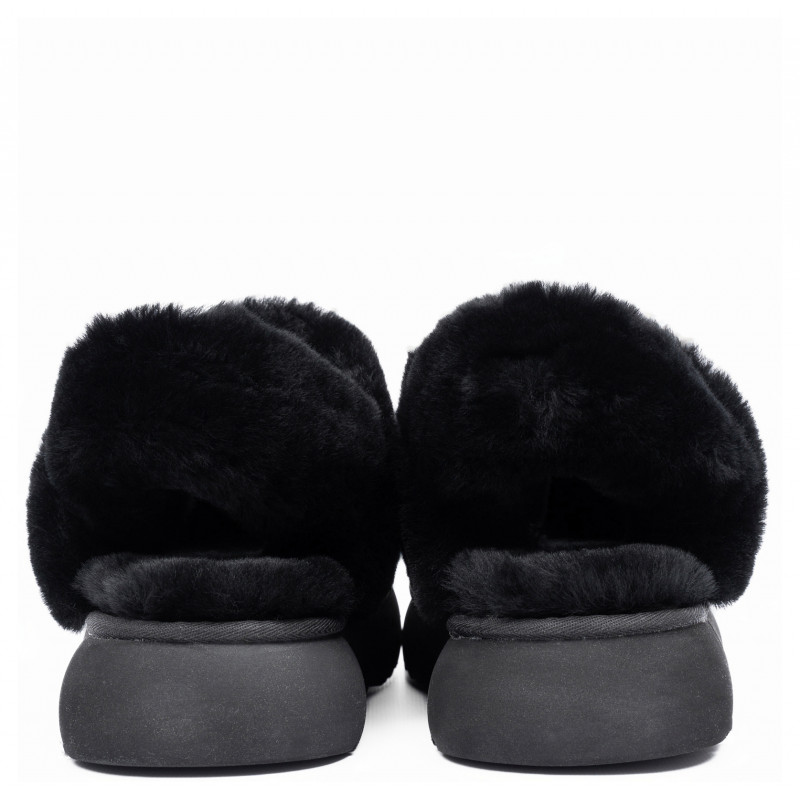 Женские Тапочки UGG Slippers Disquette Black