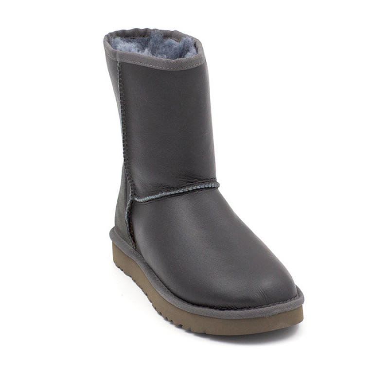 Женские Угги UGG Classic Short Metallic Grey