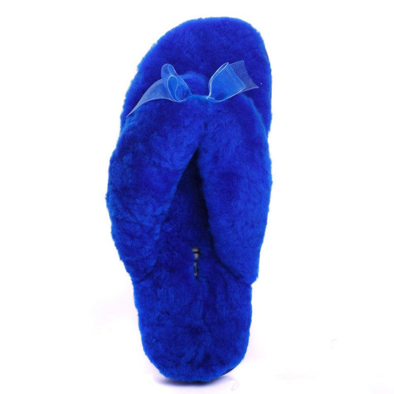Женские тапочки UGG Fluff Flip Flop II Blue