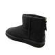 Мужские Угги UGG Mens Classic Mini Zip II Black