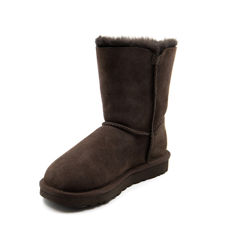 Женские Угги UGG Bailey Button II Chocolate