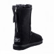 Женские Угги UGG Classic Short Zip Black
