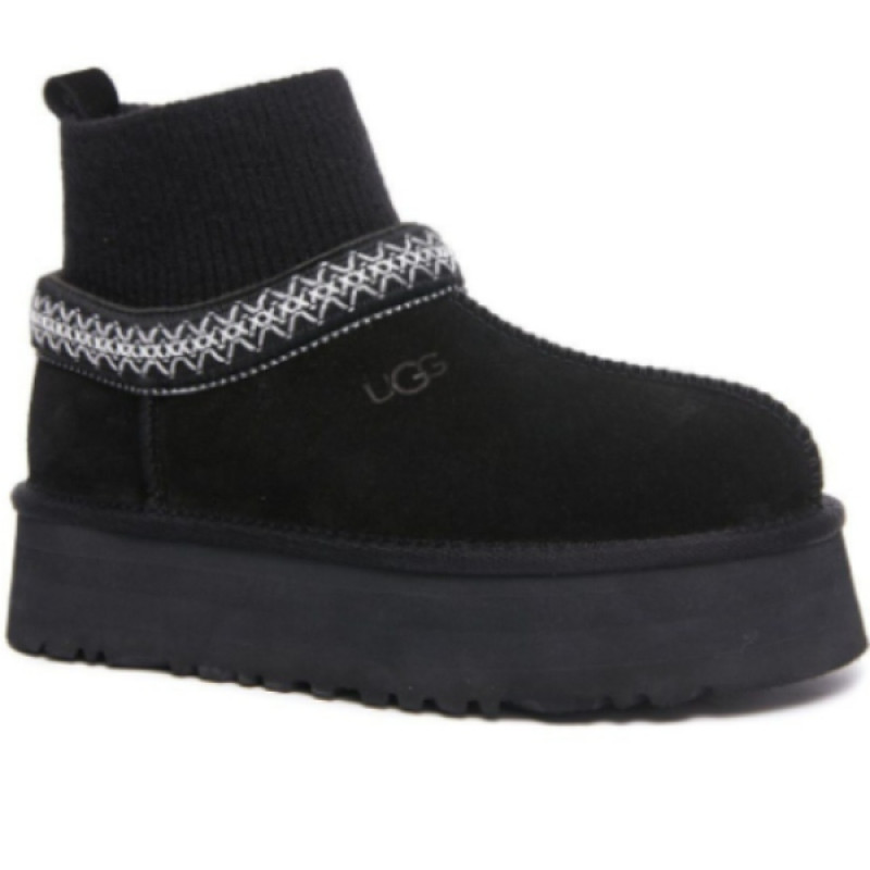 Женские Слипоны UGG Tazz Knit Black