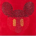 Женские полусапожки UGG Classic Short Mickey Crystal Red