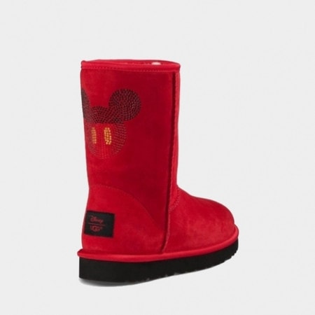 Угги UGG Classic Short Mickey Crystal Red
