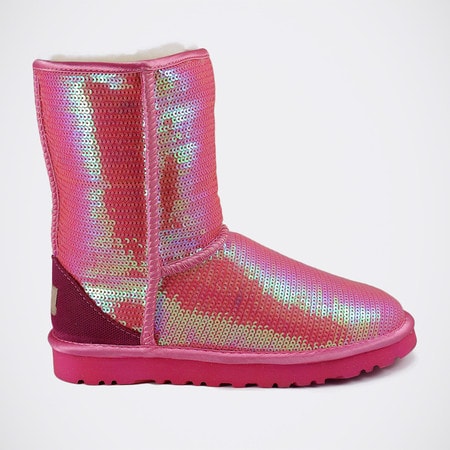 Угги UGG Classic Short Sparkles Pink