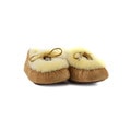 Женские мокасины UGG Ansley Fur Ornate Chestnut
