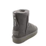 UGG Kids Classic Short Zip Grey